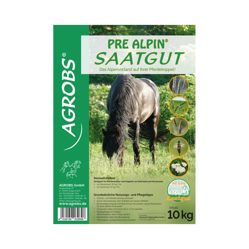 Agrobs Pre Alpin Saatgut Graszaad 10kg