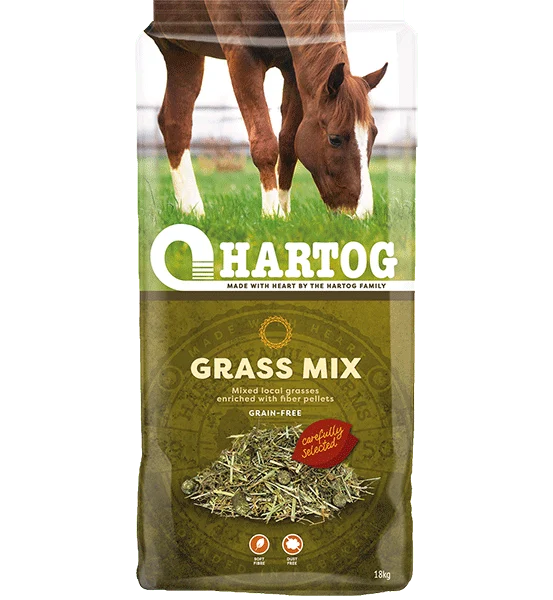 Hartog Grass Mix – Gedroogd gras met structuurbrok