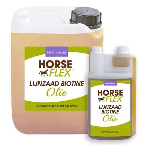 HorseFlex Lijnzaad Biotine Olie
