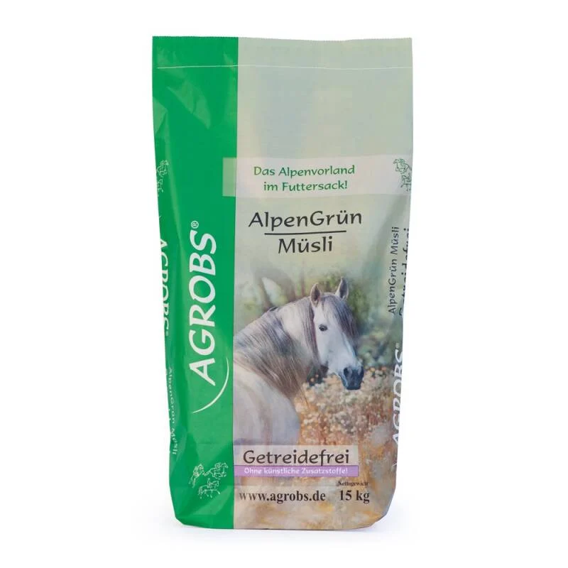Agrobs Alpengrün Müsli (Muesli) — 15 kg zak