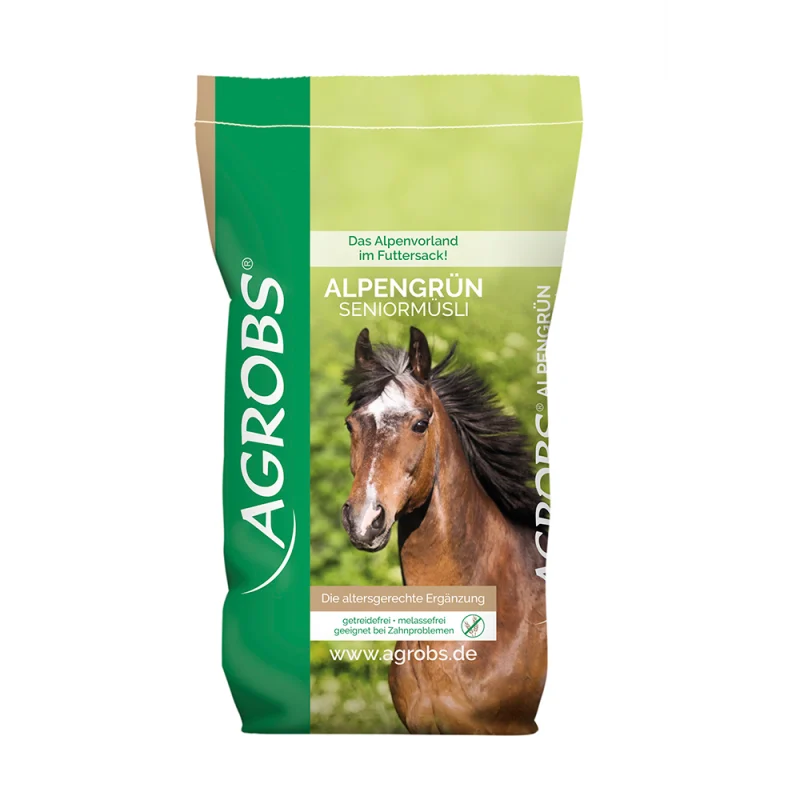 Agrobs Alpengrün Seniormüsli (Muesli) — 15 kg Zak