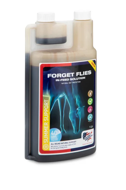 Equine America Forget Flies in Feed Solution 1 Ltr (40 Dagen)