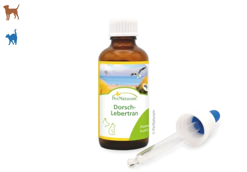 PerNaturam Hond Levertraan van kabeljauw 50 ml