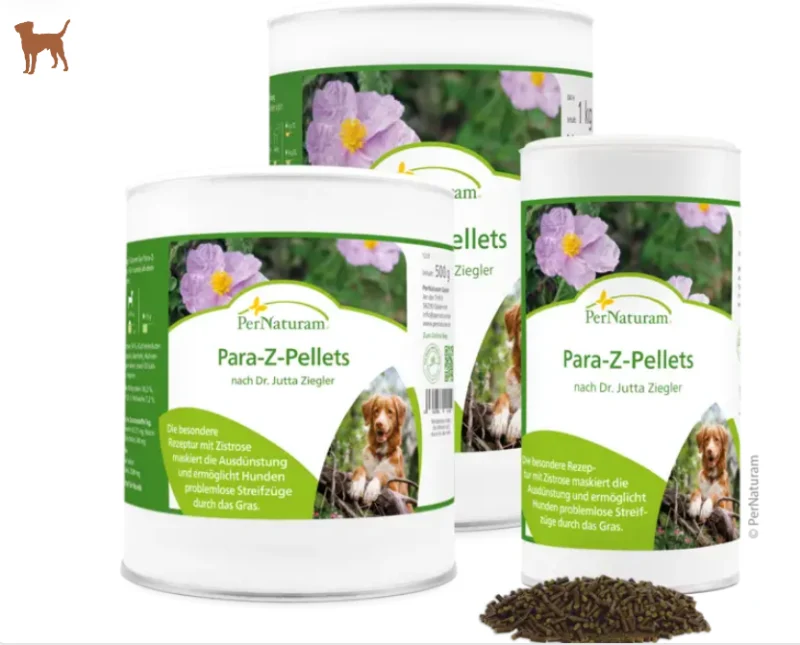 PerNaturam Hond Para-Z-pellets volgens Dr. Jutta Ziegler