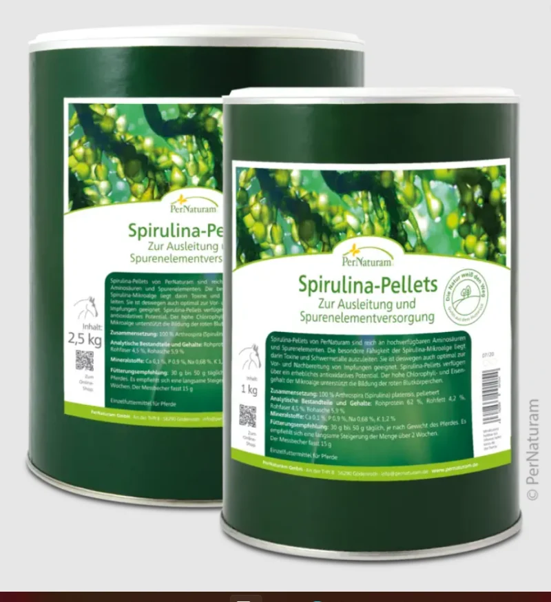 PerNaturam Spirulina Pellets — 1 Kg