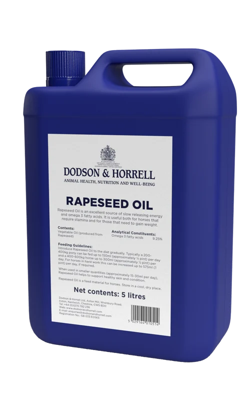 Dodson & Horrell Rapeseed Oil 5 ltr
