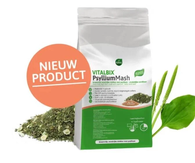 Vitalbix PsylliumMash 6 kg zonder Luzerne
