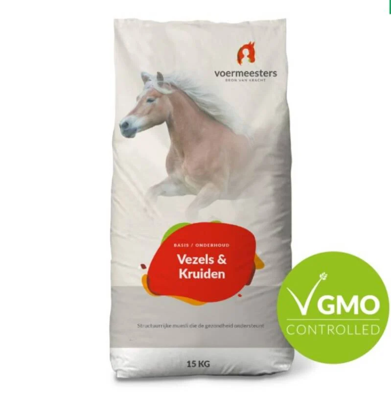 Voermeesters Vezels en Kruiden 15 Kg