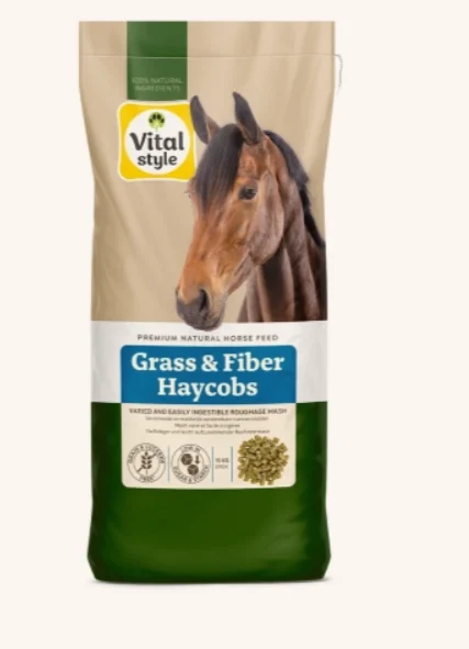 Vitalstyle Grass & Fiber Haycobs 15 Kg