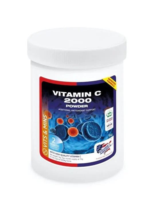 Equine America Vitamin C Powder 1 Kg (60 Dagen)