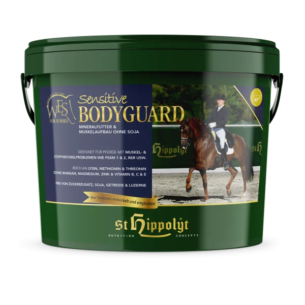 St. Hippolyt WES Sensitive Bodyguard – mineraalvoer en spieropbouw zonder soja